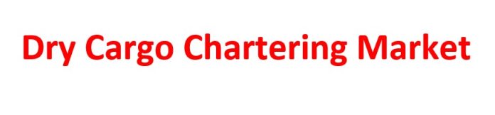 Dry Cargo Chartering Market