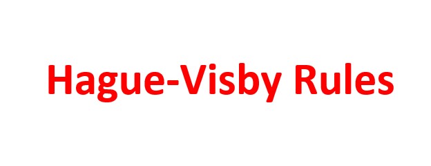 Hague-Visby Rules