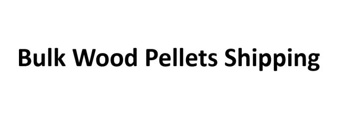 Bulk Wood Pellets Shipping