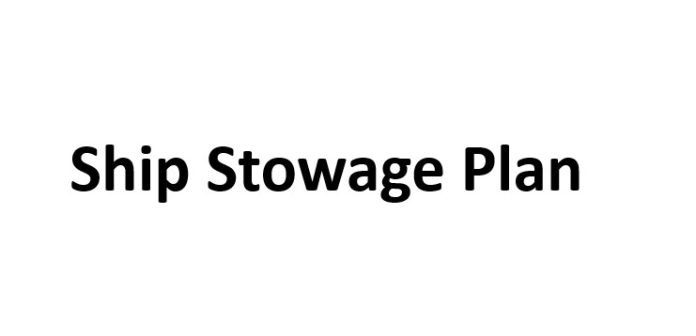 Ship Stowage Plan