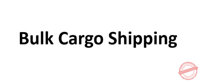 Bulk Cargo Shipping