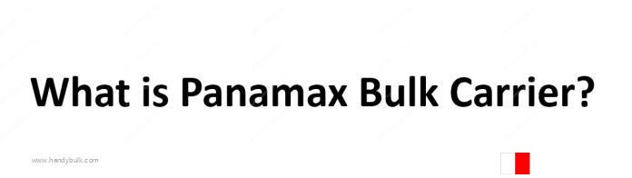 What is Panamax Bulk Carrier
